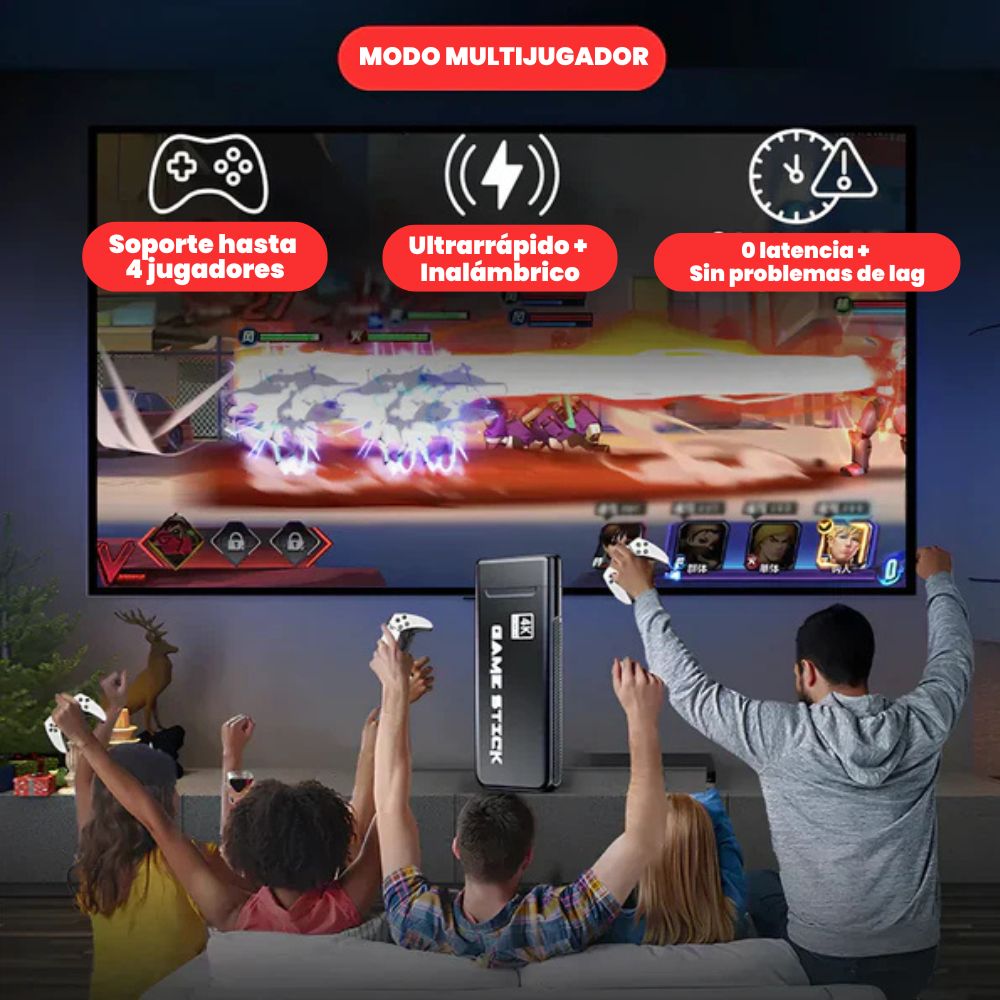 Game Stick Pro M15 - Consola con 15.000 Juegos Integrados