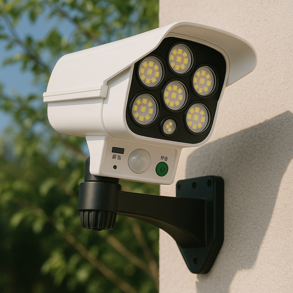 Lámpara de Exterior con Panel Solar y Sensor de Movimiento - Sentinela Solar